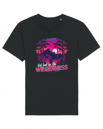 in stil synthwave - Get lost in the wilderness Black
