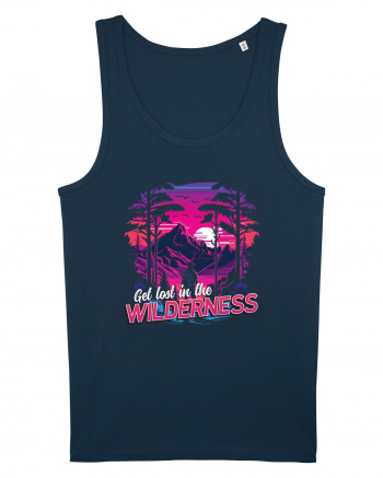 in stil synthwave - Get lost in the wilderness Navy