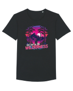 in stil synthwave - Get lost in the wilderness Tricou mânecă scurtă guler larg Bărbat Skater