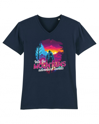 in stil synthwave - Into the mountains adventure awaits French Navy