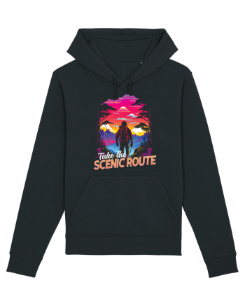 in stil synthwave - Take the scenic route Black