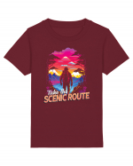 in stil synthwave - Take the scenic route Tricou mânecă scurtă  Copii Mini Creator