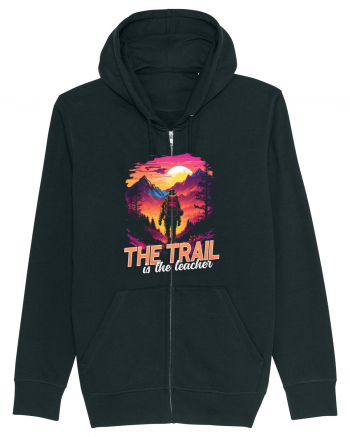 in stil synthwave - The trail is the teacher Black