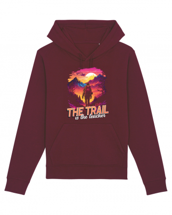 in stil synthwave - The trail is the teacher Burgundy