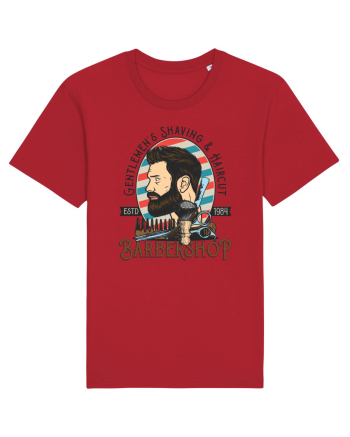 Gentlemen's Barbershop Shaving & Haircut Red