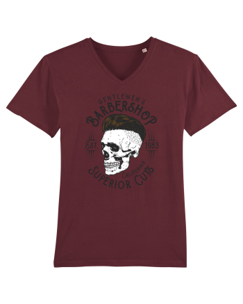 Gentlemen's Barbershop Superior Cuts Burgundy