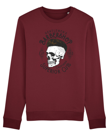 Gentlemen's Barbershop Superior Cuts Burgundy