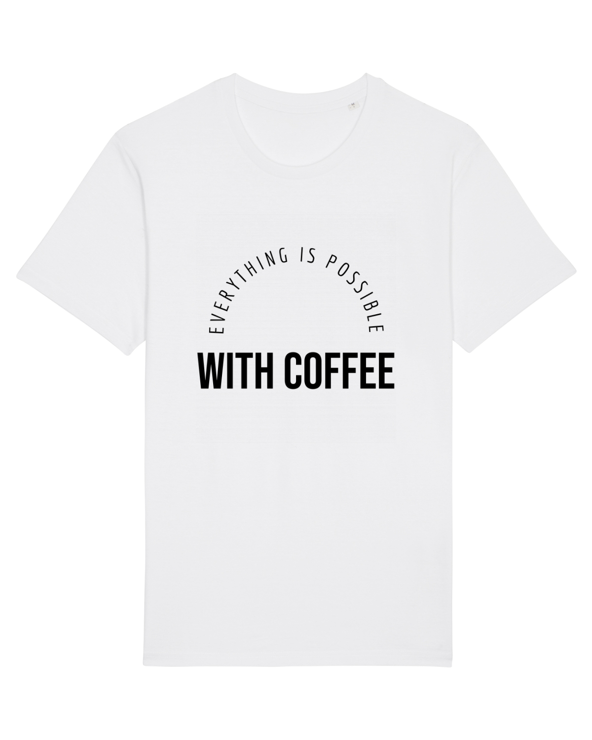 Tricou mânecă scurtă Unisex Rocker White