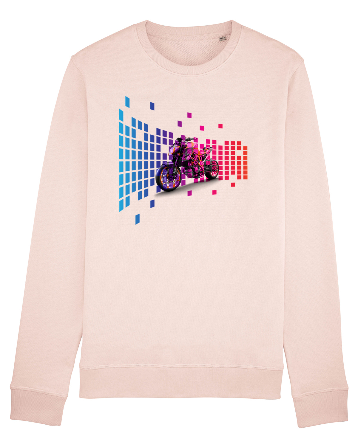 Bluză mânecă lungă Unisex Rise Candy Pink