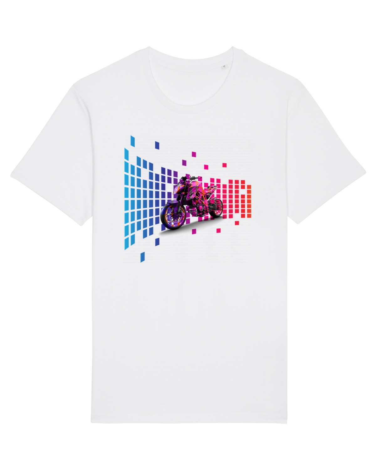 Tricou mânecă scurtă Unisex Rocker White