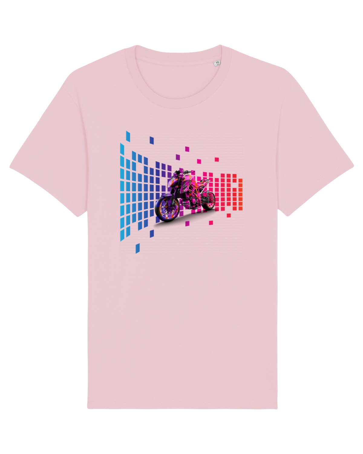 Tricou mânecă scurtă Unisex Rocker Cotton Pink
