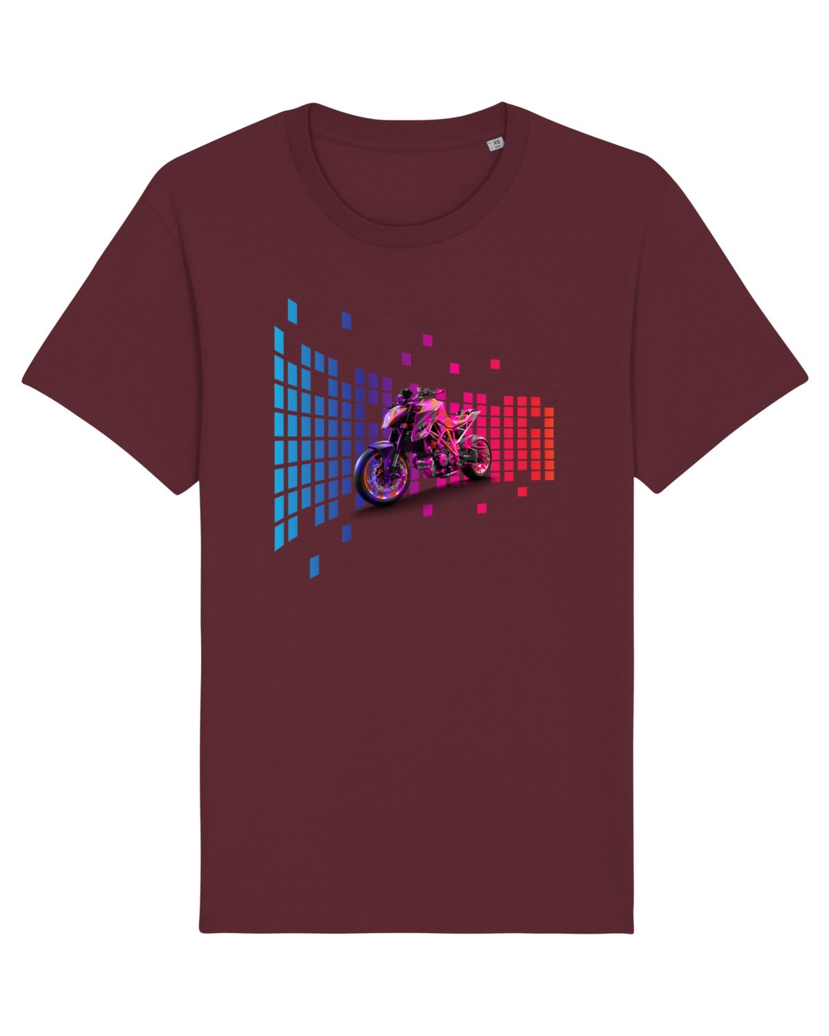Tricou mânecă scurtă Unisex Rocker Burgundy