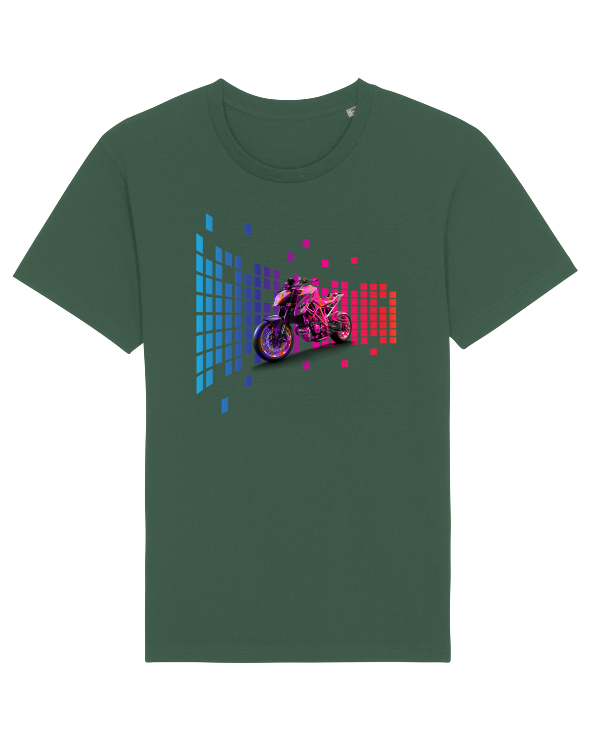 Tricou mânecă scurtă Unisex Rocker Bottle Green