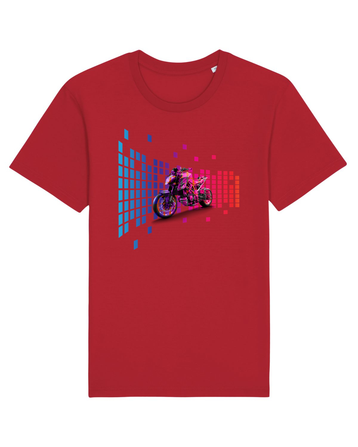 Tricou mânecă scurtă Unisex Rocker Red