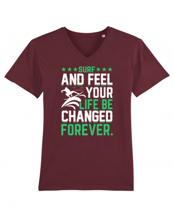 Surf and feel your life be changed forever Burgundy