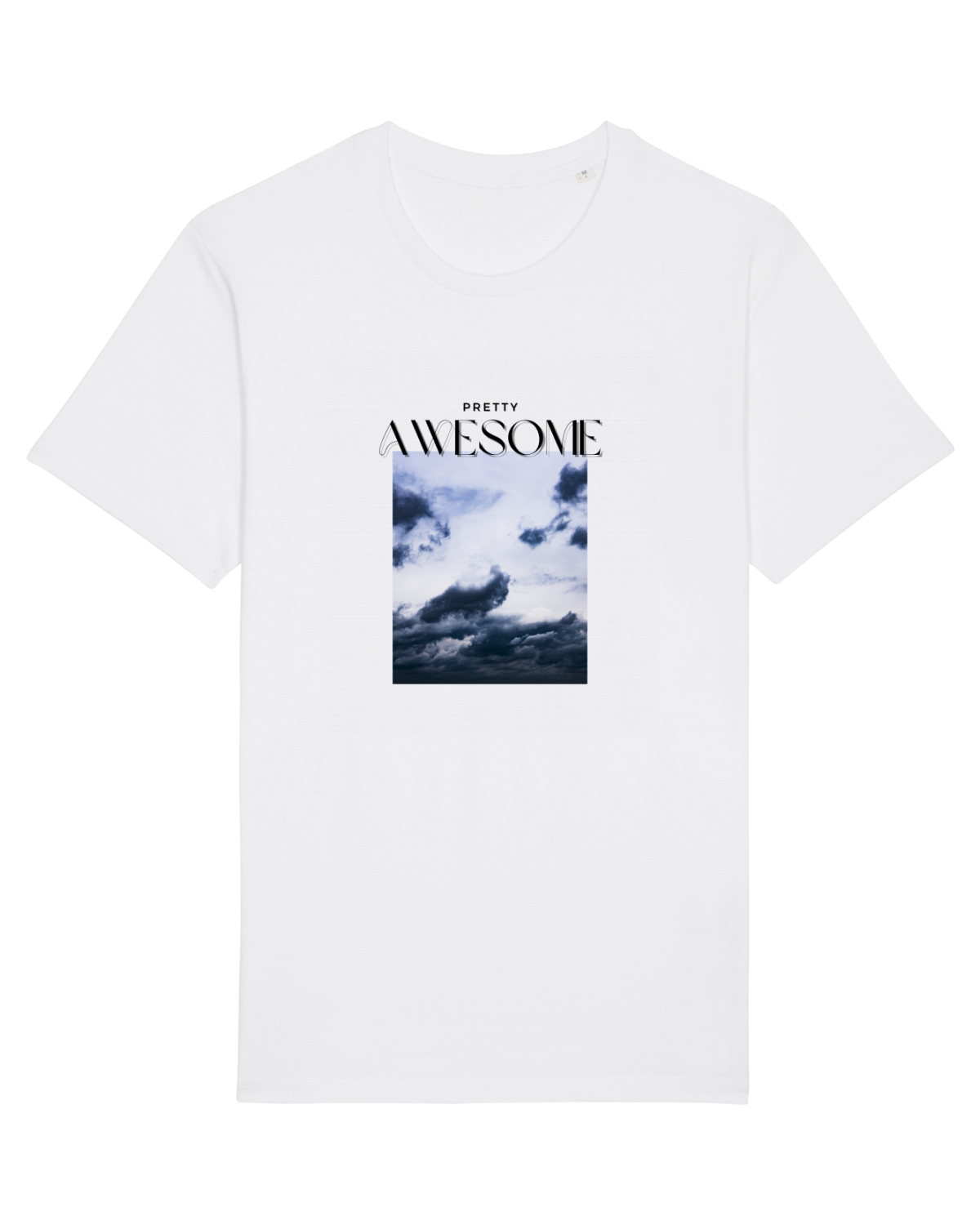 Tricou mânecă scurtă Unisex Rocker White