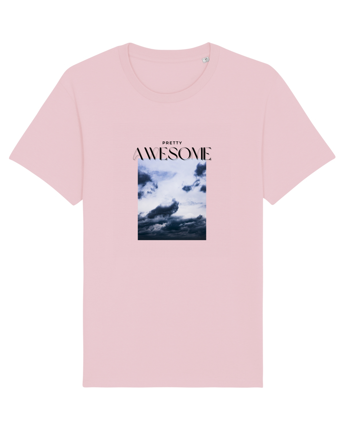 Tricou mânecă scurtă Unisex Rocker Cotton Pink