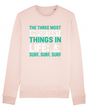  The three most important things in life: surf,surf, surf Candy Pink