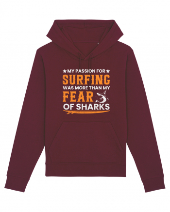 My passion for surfing was more than my fear of sharks Burgundy