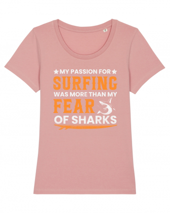 My passion for surfing was more than my fear of sharks Canyon Pink