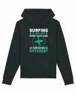 Surfing is like life every wave and every day are different Hanorac Unisex Drummer