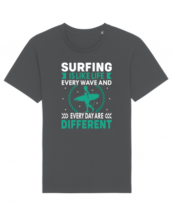 Surfing is like life every wave and every day are different Anthracite