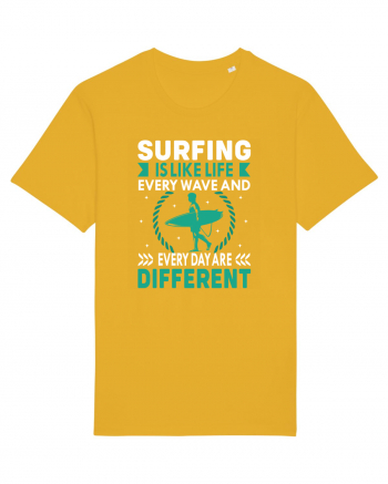 Surfing is like life every wave and every day are different Spectra Yellow