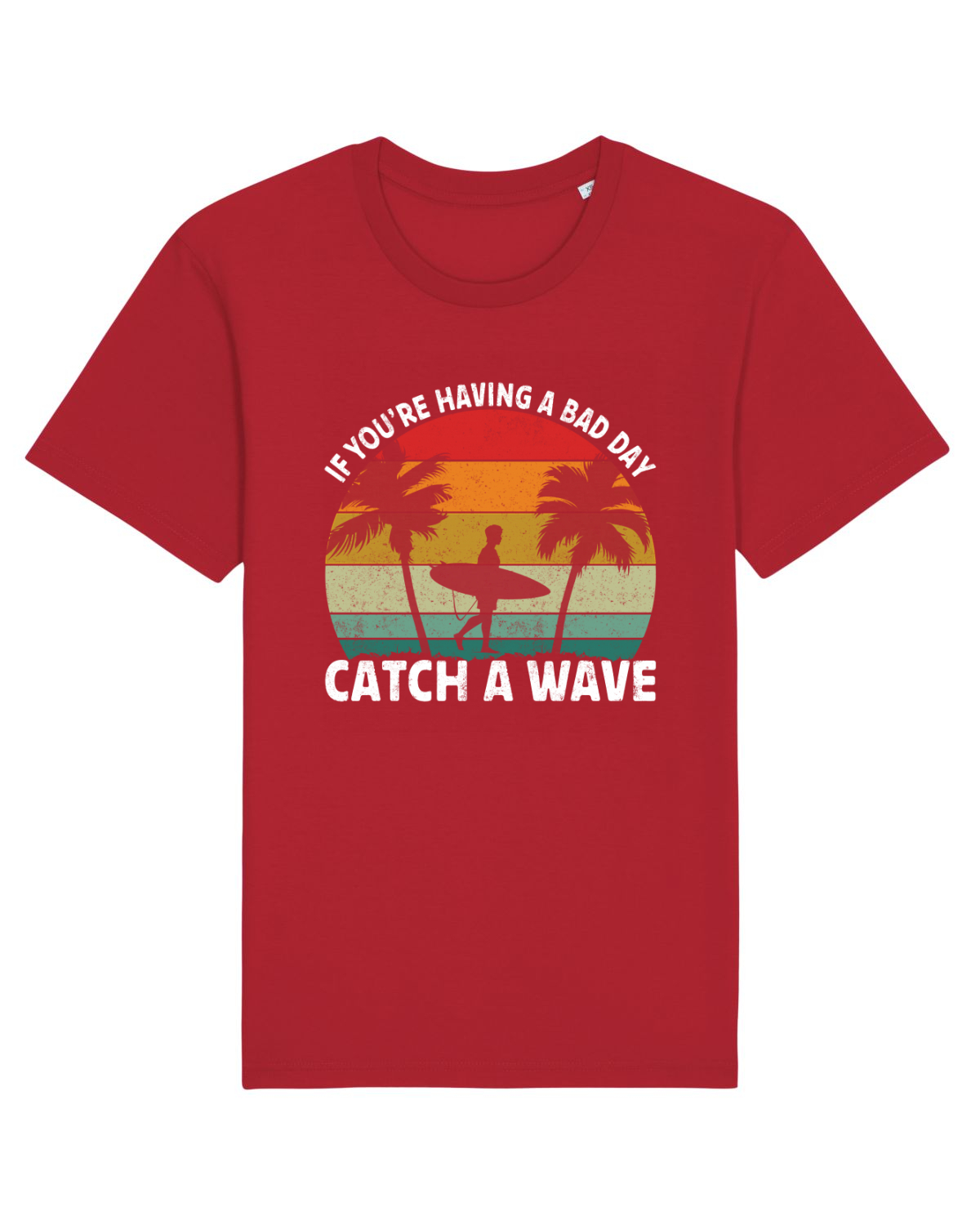 Tricou mânecă scurtă Unisex Rocker Red