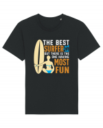 The best surfer, out there is the one having most fun Tricou mânecă scurtă Unisex Rocker