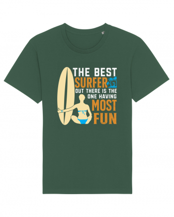 The best surfer, out there is the one having most fun Bottle Green