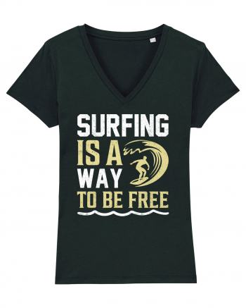 Surfing is a way to be free Black