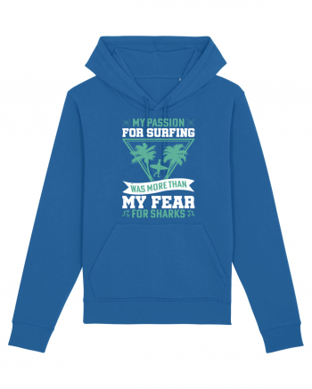 My passion for surfing was more than my fear for sharks Royal Blue