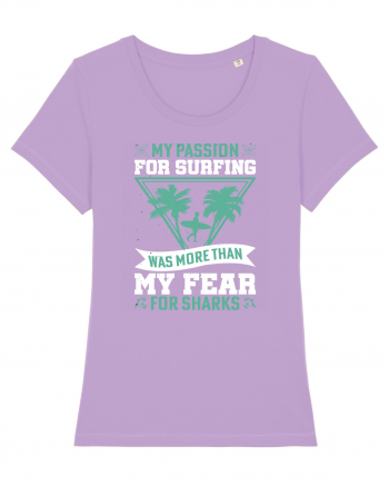 My passion for surfing was more than my fear for sharks Lavender Dawn