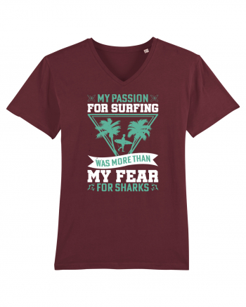 My passion for surfing was more than my fear for sharks Burgundy