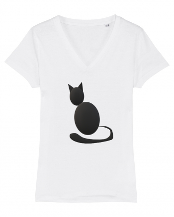 Cat design White