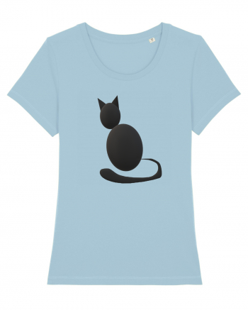 Cat design Sky Blue