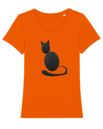 Cat design Bright Orange