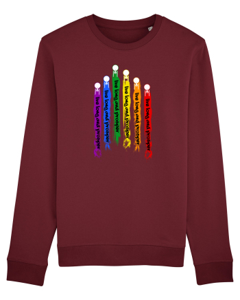 Love long and prosper Burgundy