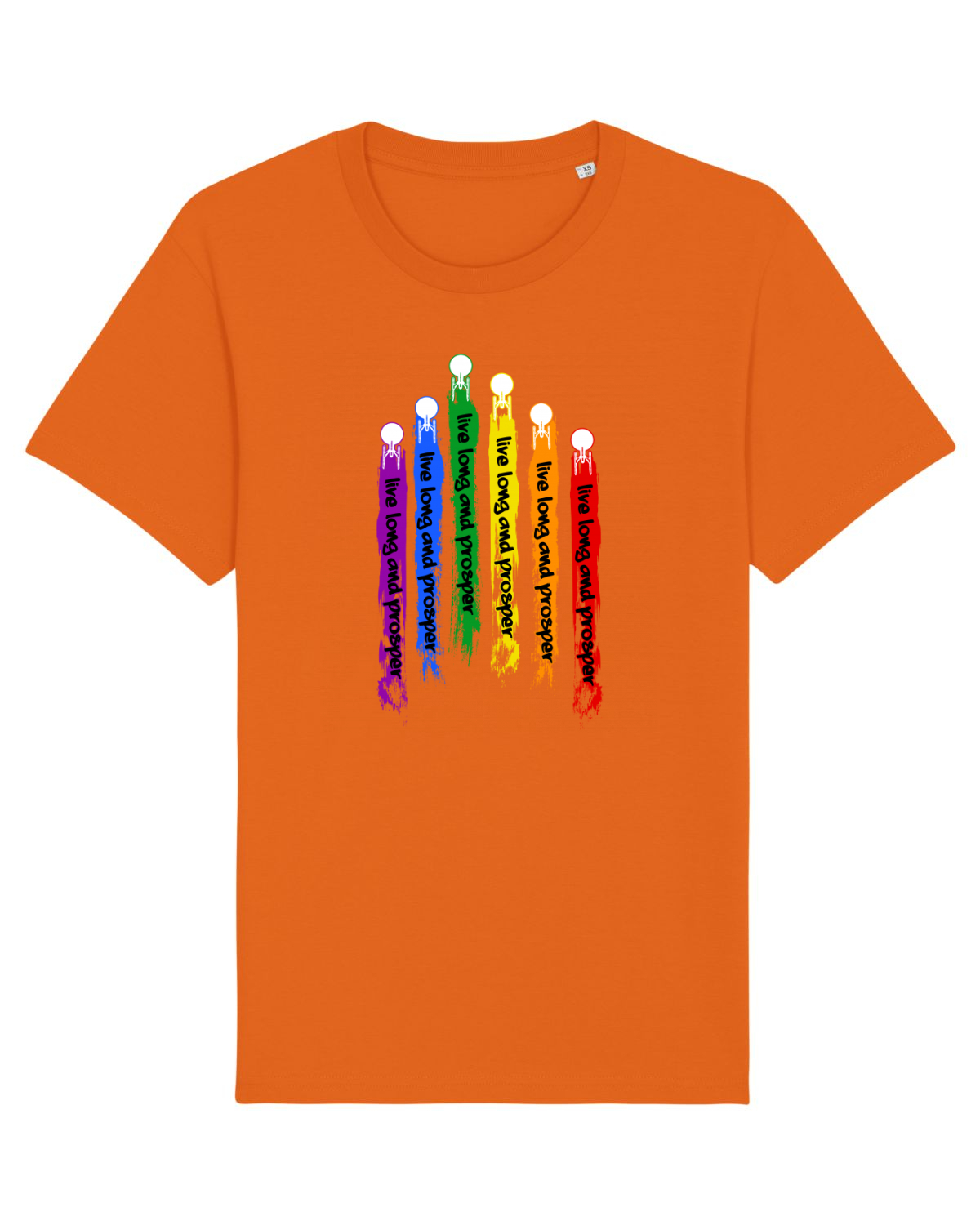 Tricou mânecă scurtă Unisex Rocker Bright Orange