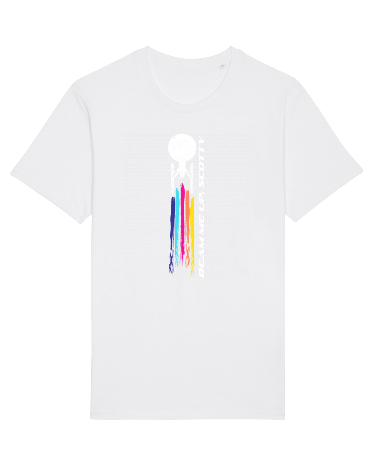 Tricou mânecă scurtă Unisex Rocker White