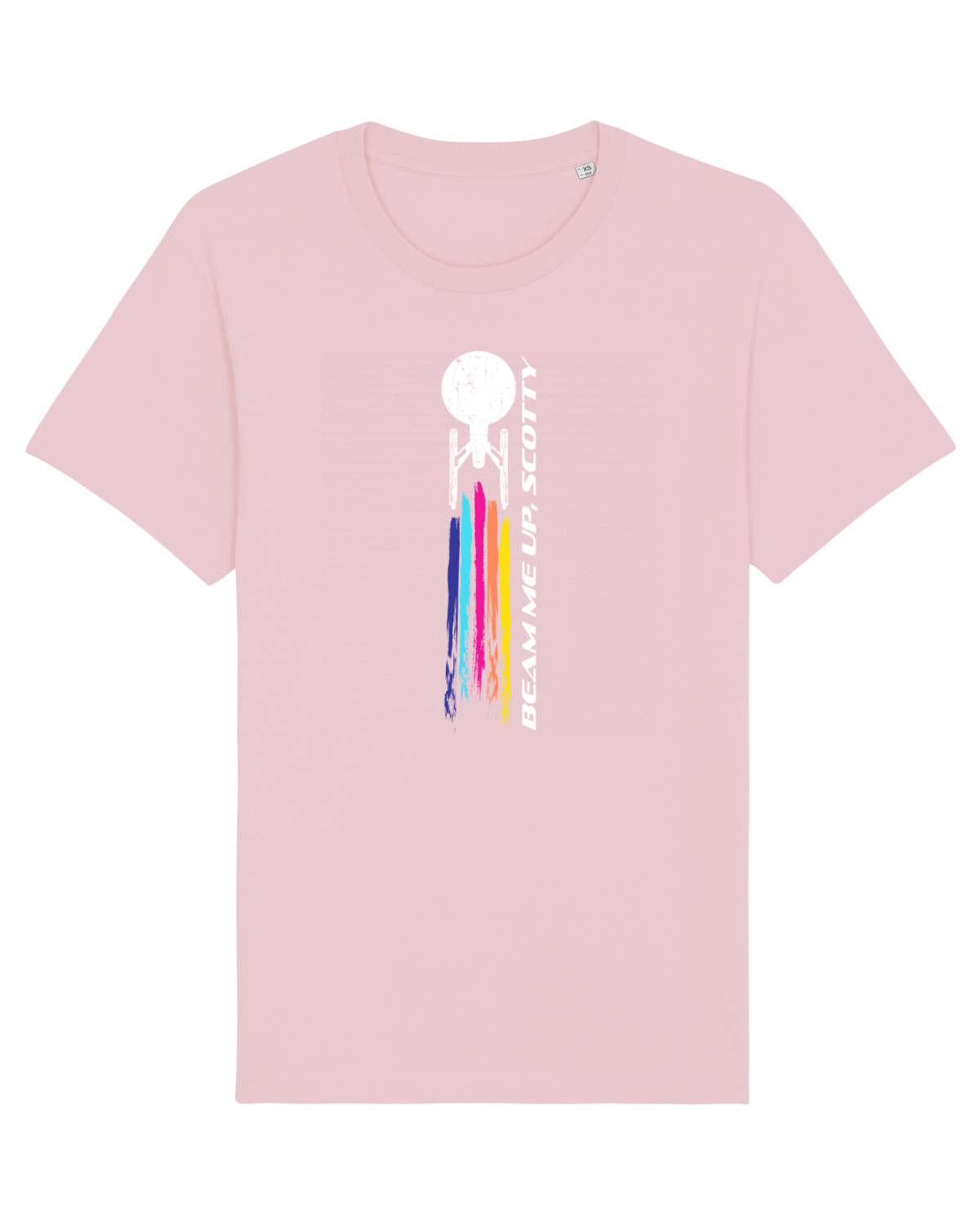 Tricou mânecă scurtă Unisex Rocker Cotton Pink