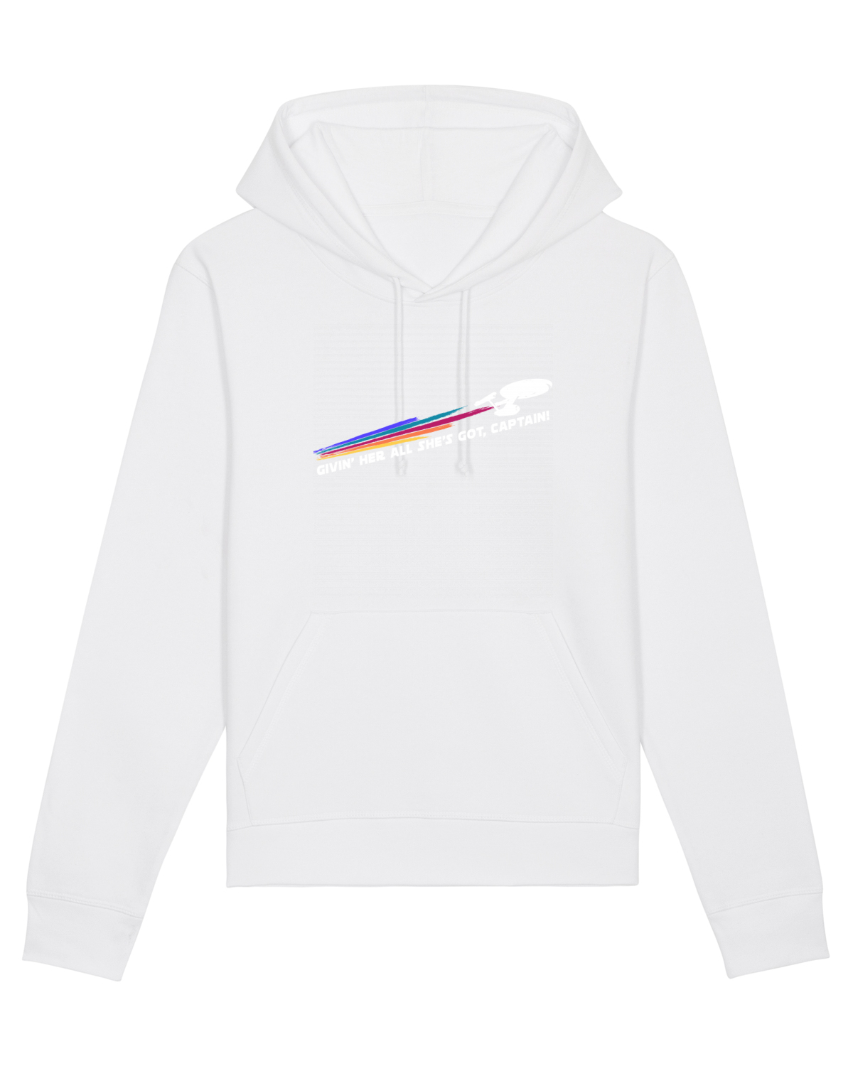 Hanorac Unisex Drummer White