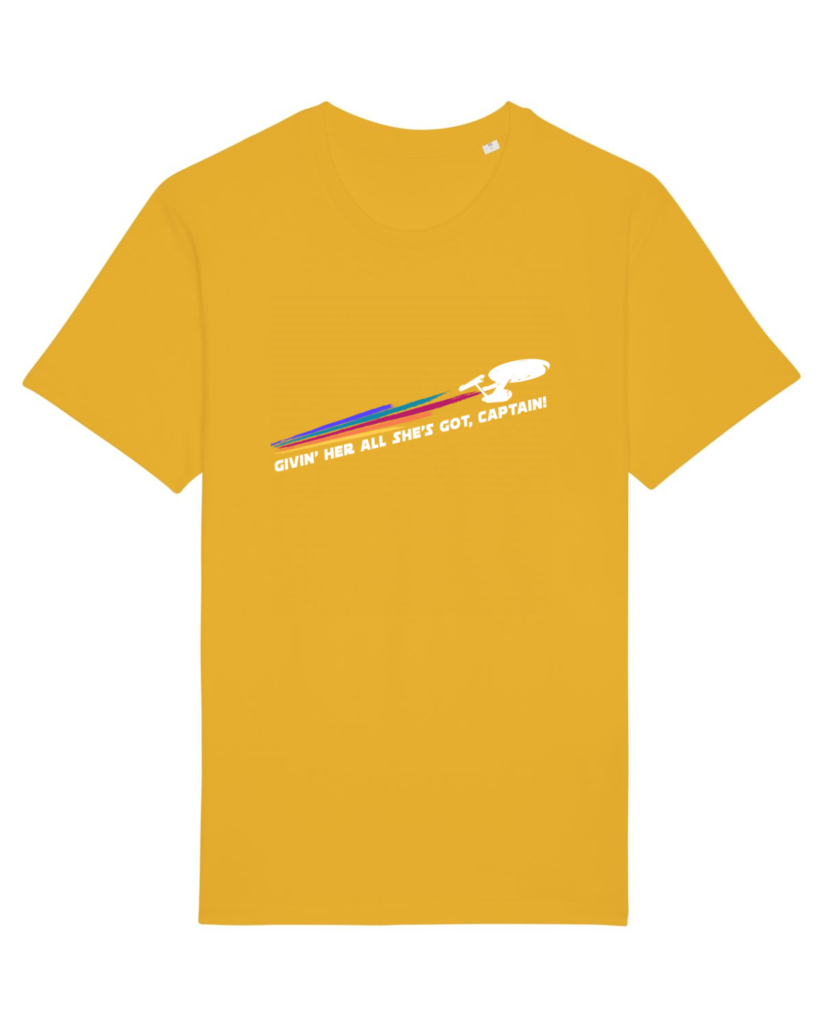 Tricou mânecă scurtă Unisex Rocker Spectra Yellow