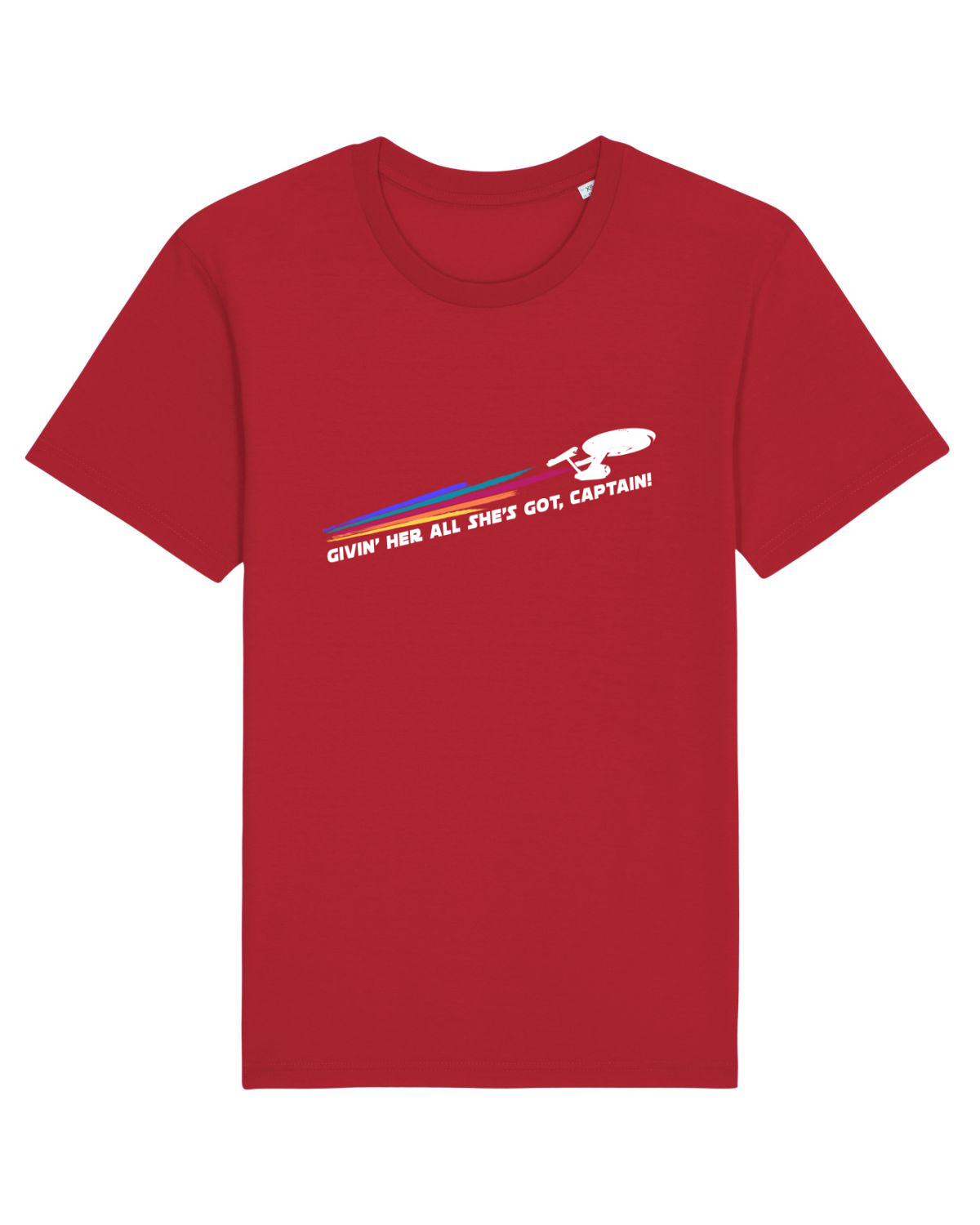 Tricou mânecă scurtă Unisex Rocker Red