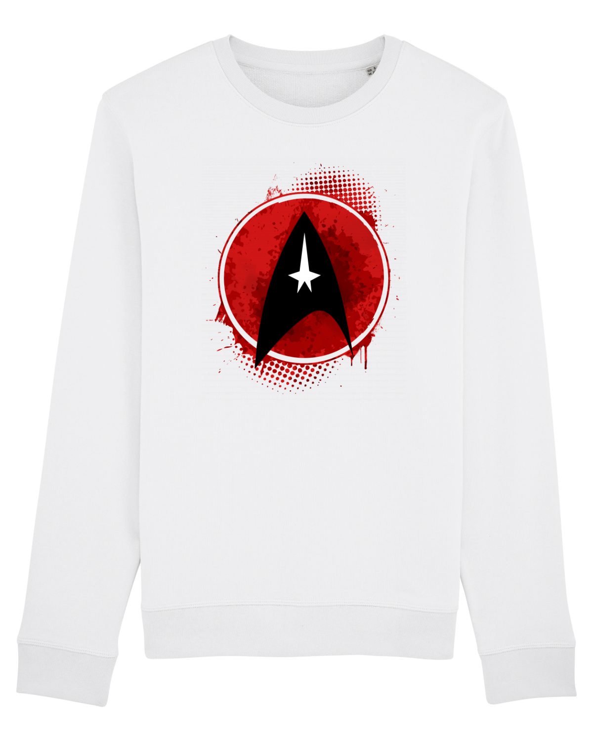 Bluză mânecă lungă Unisex Rise White