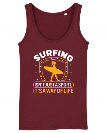 Surfing isn't just a sport, it's a way of life Burgundy