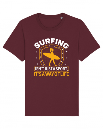 Surfing isn't just a sport, it's a way of life Burgundy