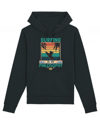 Surfing is my philosophy 101 Black