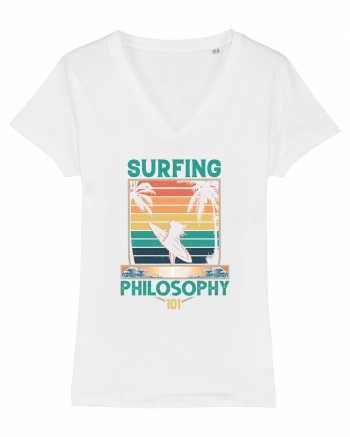 Surfing is my philosophy 101 White