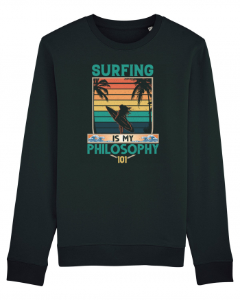 Surfing is my philosophy 101 Black